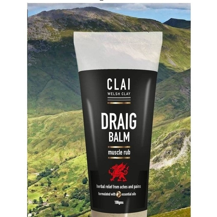 Draig Balm – Welsh Clay Hot Muscle & Joint Rub by CLAI 100ml