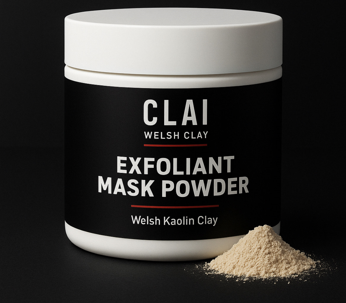 CLAI Exfoliating Face Mask – Pure Welsh Kaolin Clay